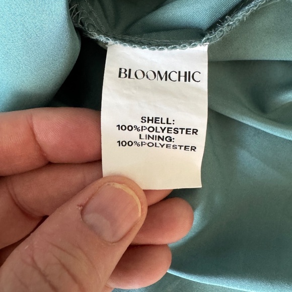 BloomChic Floral Flutter Sleeve Top Elegant Sheer Blouse 12 Fairy Whimsy - Picture 9 of 15